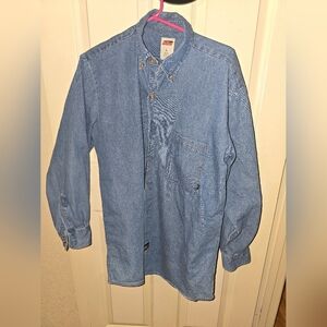 Dickies Jean Shirt Mens Size Large EUC